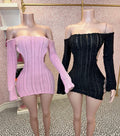Chloe Off The Shoulder Mini Dress image 0