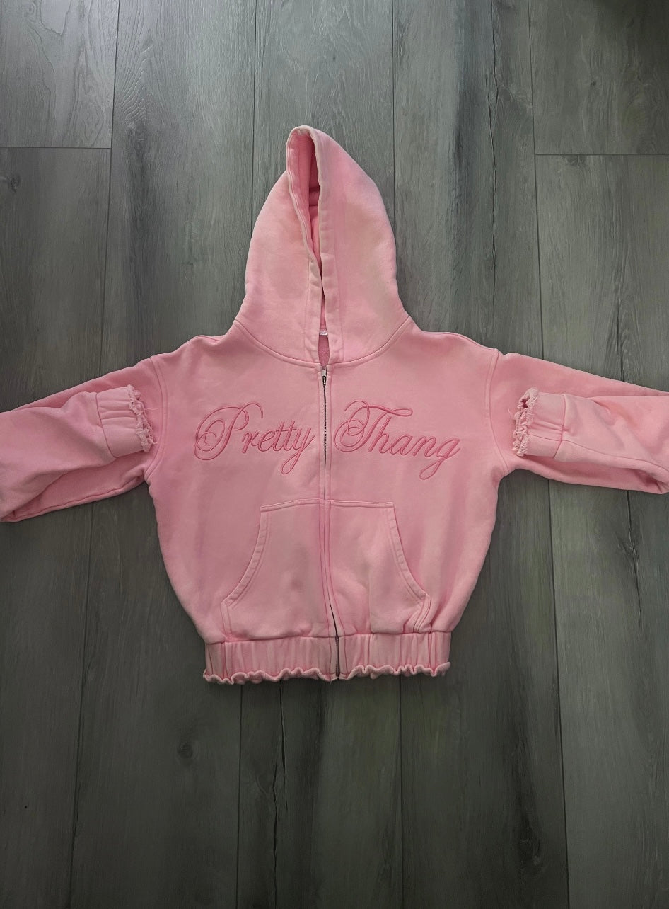 Pretty Thang Zip Up Hoodies  image 3
