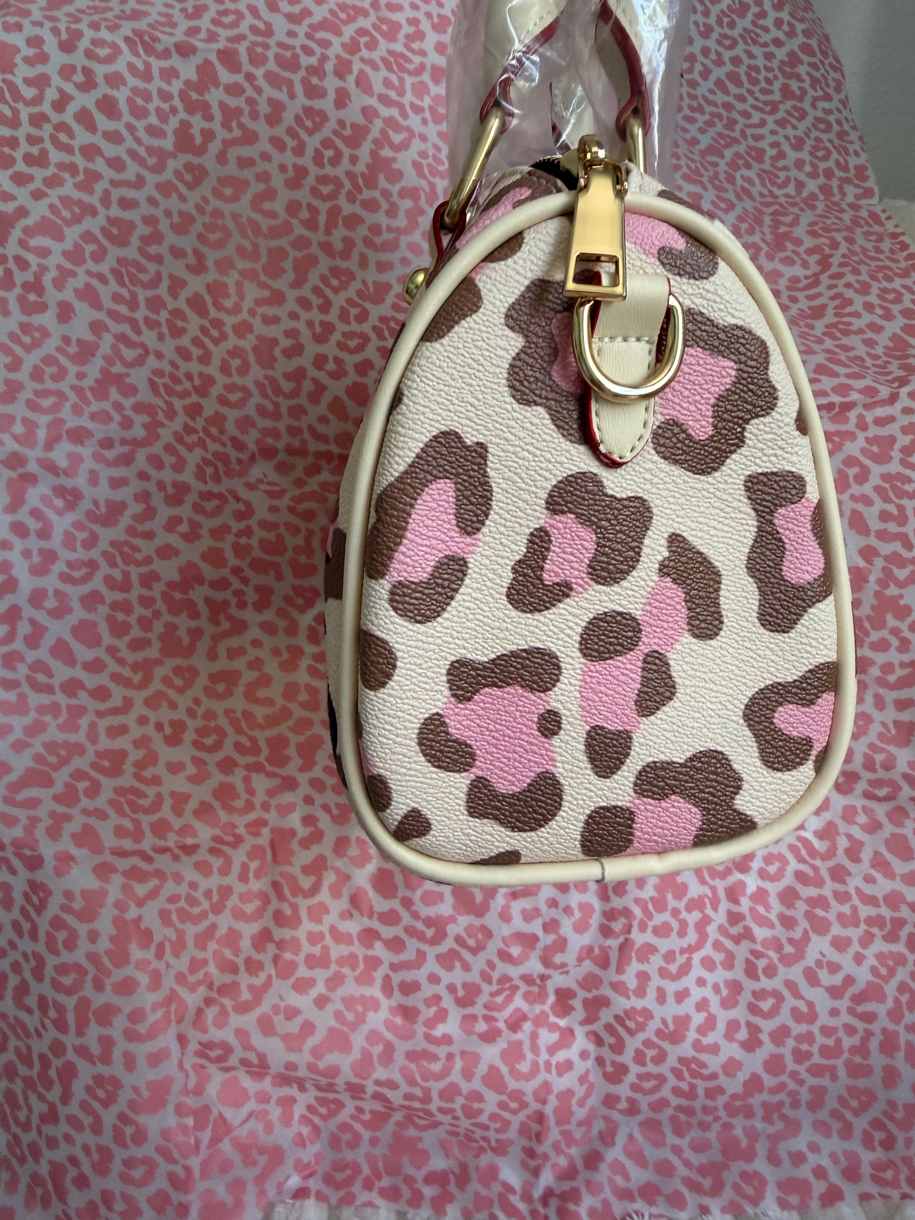 Pink Leopard Grill Hello Kitty Bag