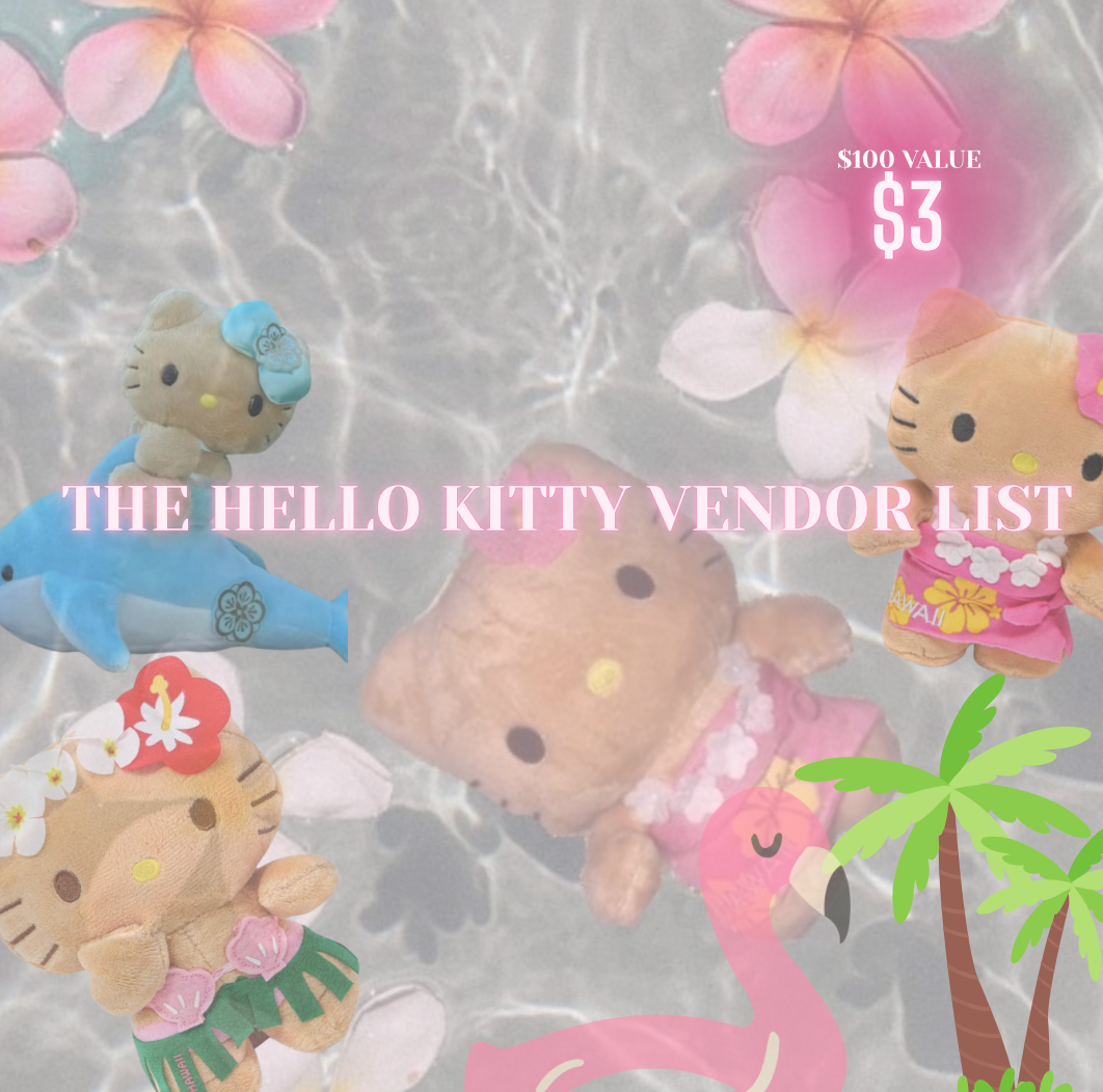 The Viral Hello Kitty Plushie Vendor List