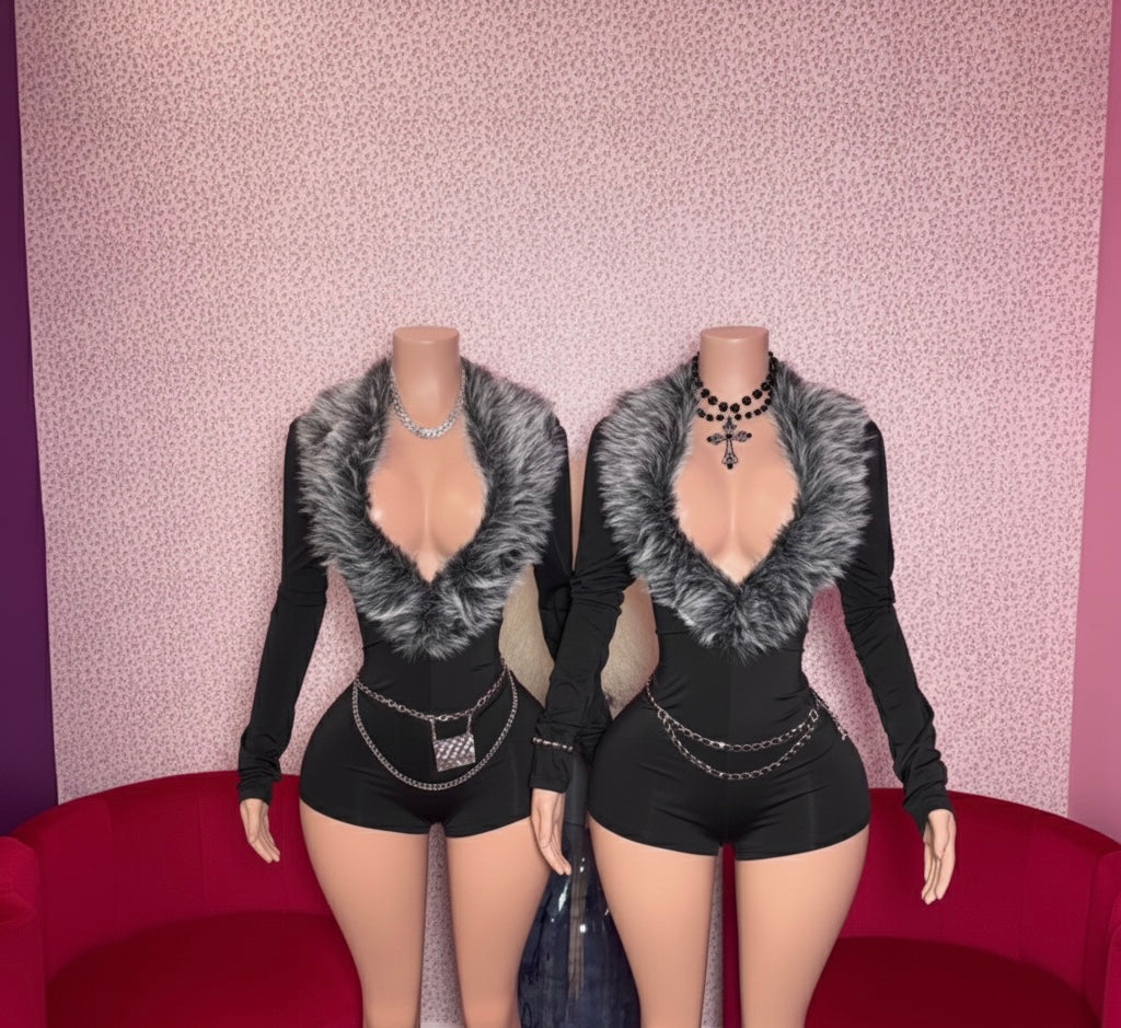 Rich Gal Fur Jumpsuit image 0
